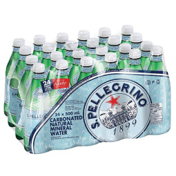 Nước khoáng có ga tự nhiên 500ml24 (chai nhựa)-S.pellegrino-Sparkling natural mineral water