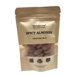 Almond With Chili & Garlic In Bag (40G) - Monsieur Luxe