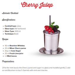 Concentrate Puree Cherry (1L) - Mixer
