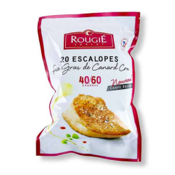 Duck Foie Gras Sliced 40/60 Frozen (~1kg) - Rougié