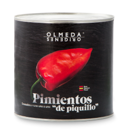 Piquillo Peppers 80-100 Pimiento (2.5Kg) - Olmeida Origenes
