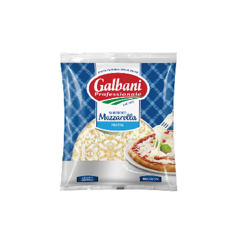 Mozzarella Shredded Frozen (2.5Kg) - Galbani