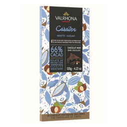 Caraibe Hazelnut 66% Dark Chocolate (120G) - Valrhona