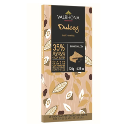 Coffee Bean 35% Blond Dulcey (120G) - Valrhona