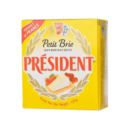 Petit Brie In Tin (125G) - PrÃ©sident