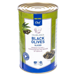 Black Sliced Olives (4kg) – Metro Chef