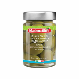 Green Olives Cerignola Jar (190g) - Madama Oliva