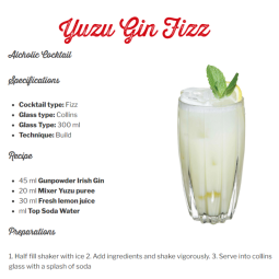 Concentrate Puree Yuzu (1L) - Mixer